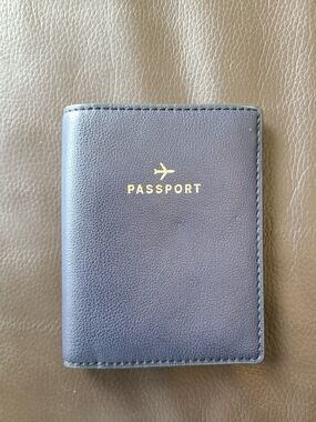 Fossil Leather Passport Wallet